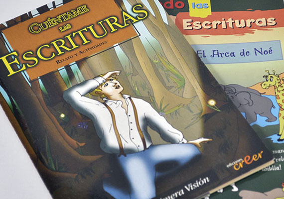 Proyecto propio de PixelStudio, parte de una colección de libros de cuentos religiosos infantiles, con actividades. Desarrollo total del libro, desde la idea, la redacción, creación y pintado digital de las ilustraciones, diseño y diagramación, para ediciones Creer (editorial propia).