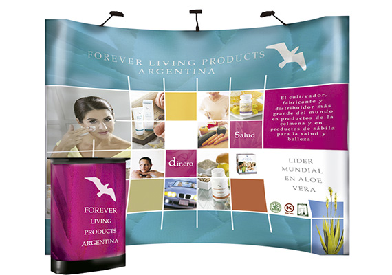 Desarrollo de stand para Forever Living Products Argentina
